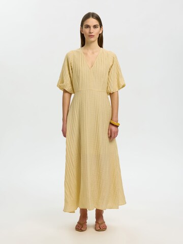 SELECTED Kleid in Gelb: Vorderseite