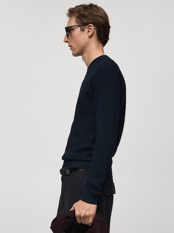 MANGO MAN Pullover 'Antigua' in Blau