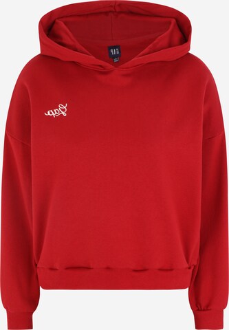 Gap Petite Sweatshirt in Red: front