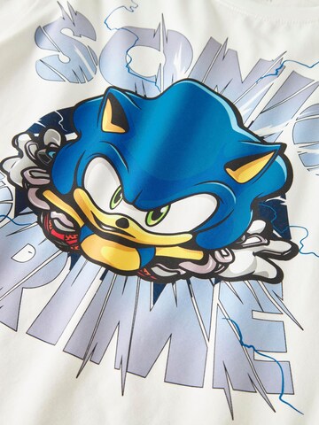 NAME IT - Camiseta 'Sonic The Hedgehog' en blanco