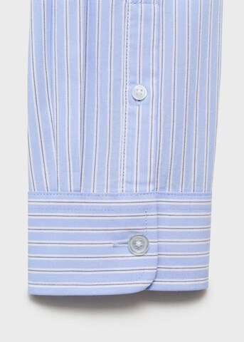 MANGO MAN Regular fit Button Up Shirt 'Banan' in Blue