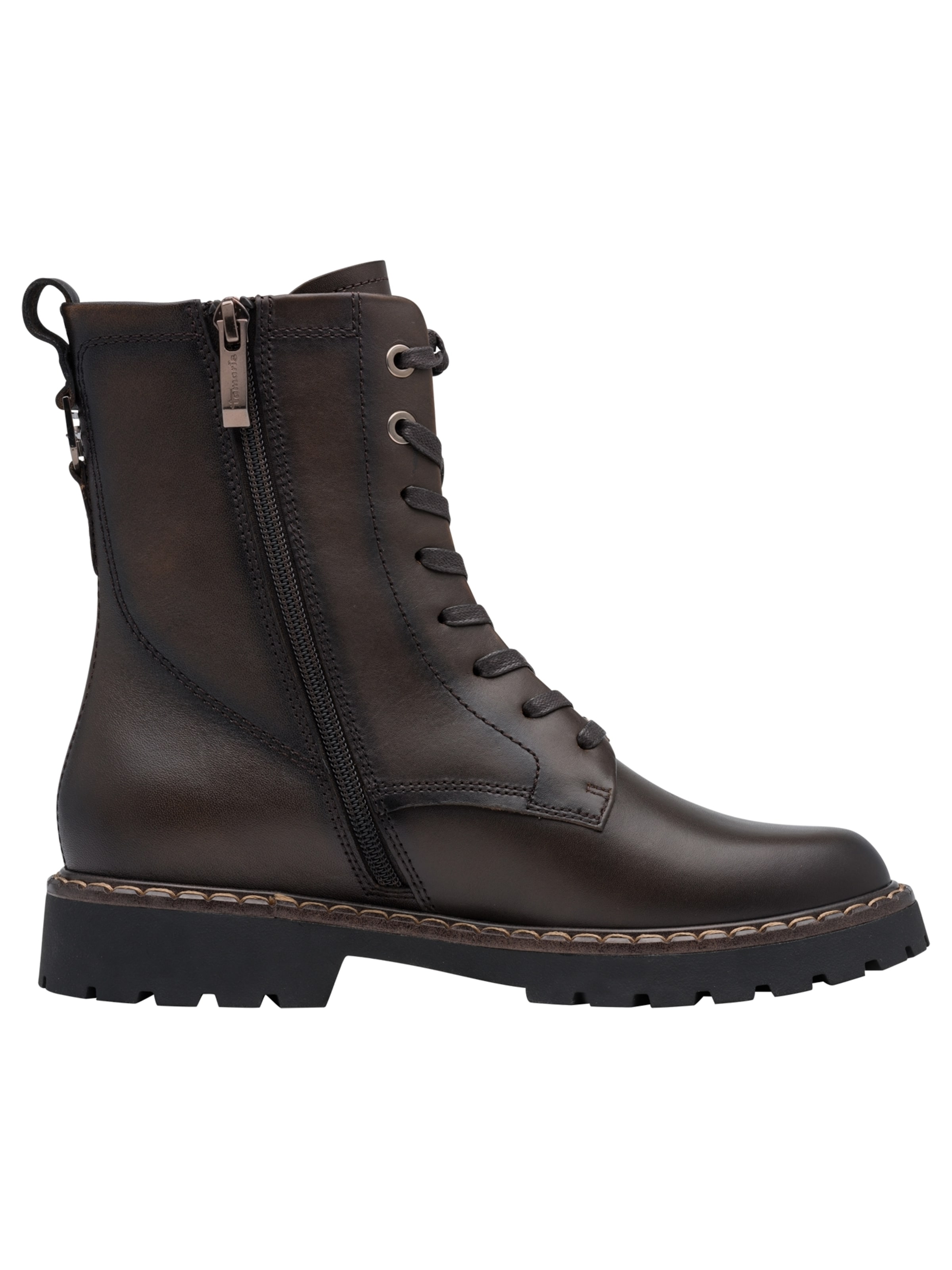 Bottines à lacets Tamaris en marron