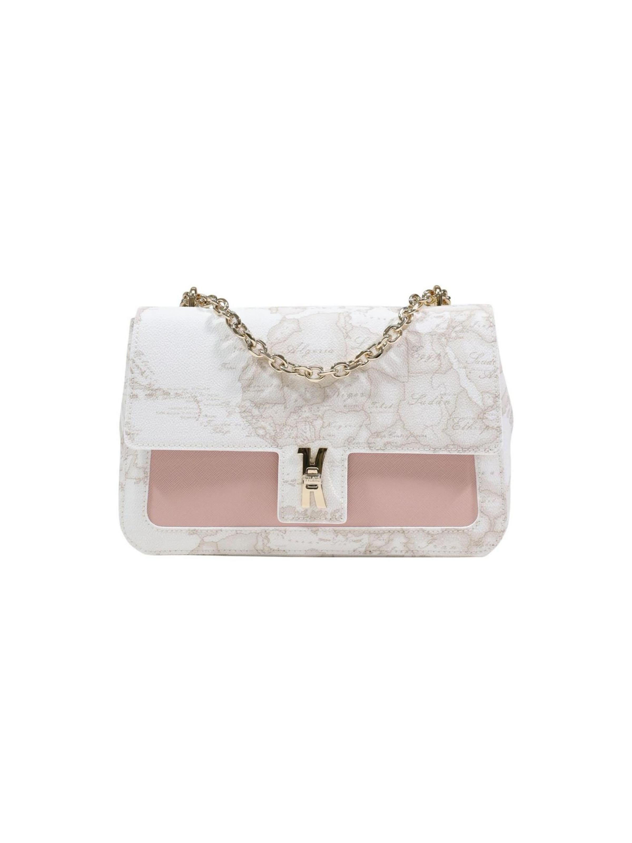 Borsa a tracolla 'LF02 T188' di Alviero Martini 1a clase in bianco: frontale