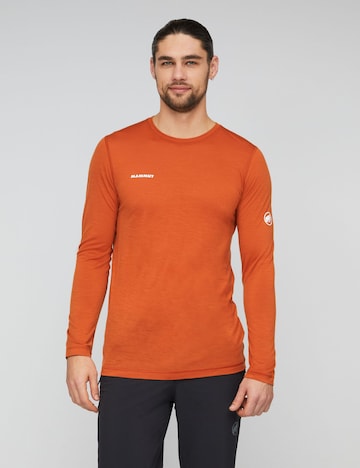 MAMMUT Funktionsshirt ‘Tree Wool' in Orange