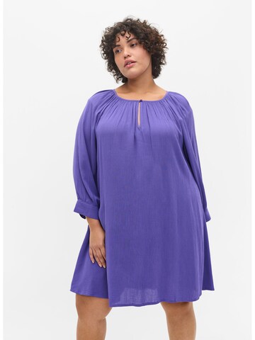 Zizzi Tuniek 'EROSE' in Lila: voorkant