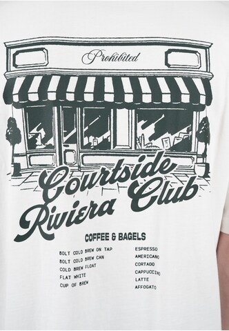 Prohibited Shirt 'Coffee and Bagels' in Beige
