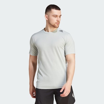 ADIDAS SPORTSWEAR Performance Shirt 'Designed for Training' in Grey: front