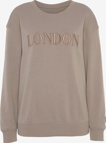 VIVANCE Sweatshirt in Beige: front