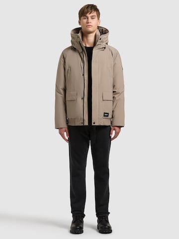 khujo Winter Jacket 'Jafar2' in Beige
