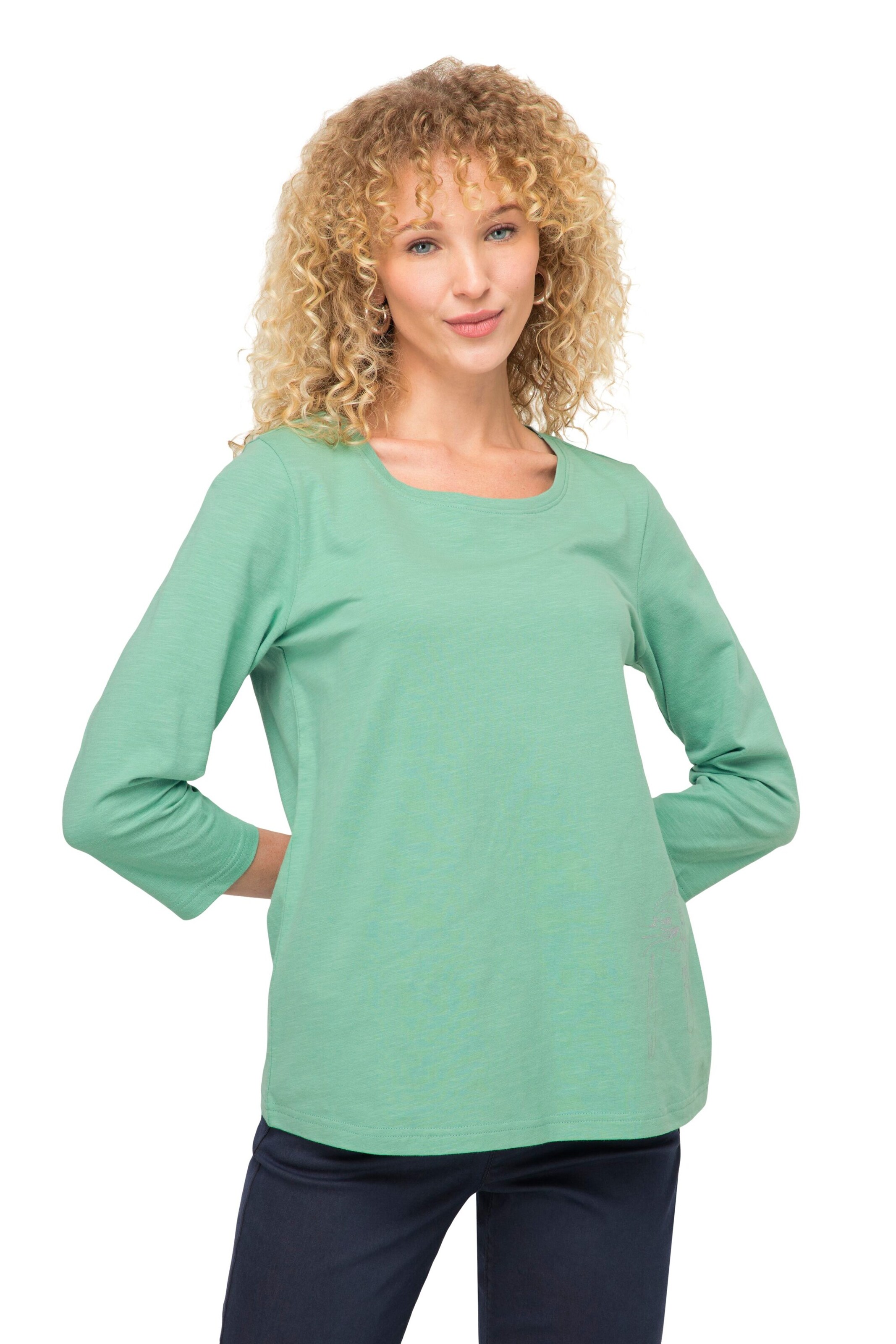 LAURASØN Shirt in Green: front