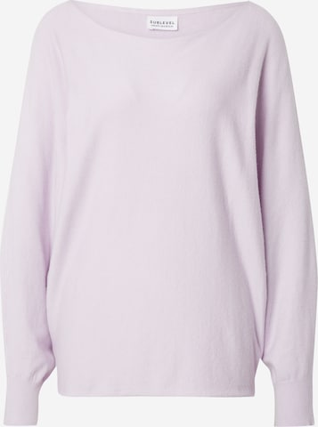 Sublevel Sweater in Purple: front