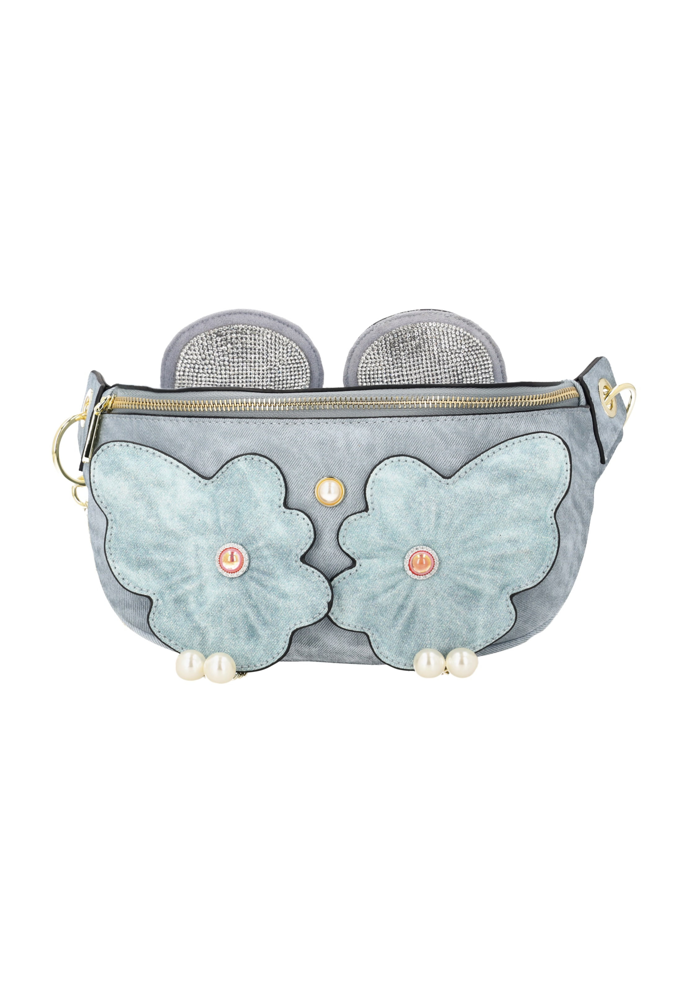 myMo Pop - Bolso de hombro 'Pop Eyerheme Fanny' en azul: frente