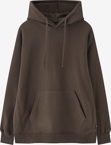 Sweat-shirt Pull&Bear en marron : devant