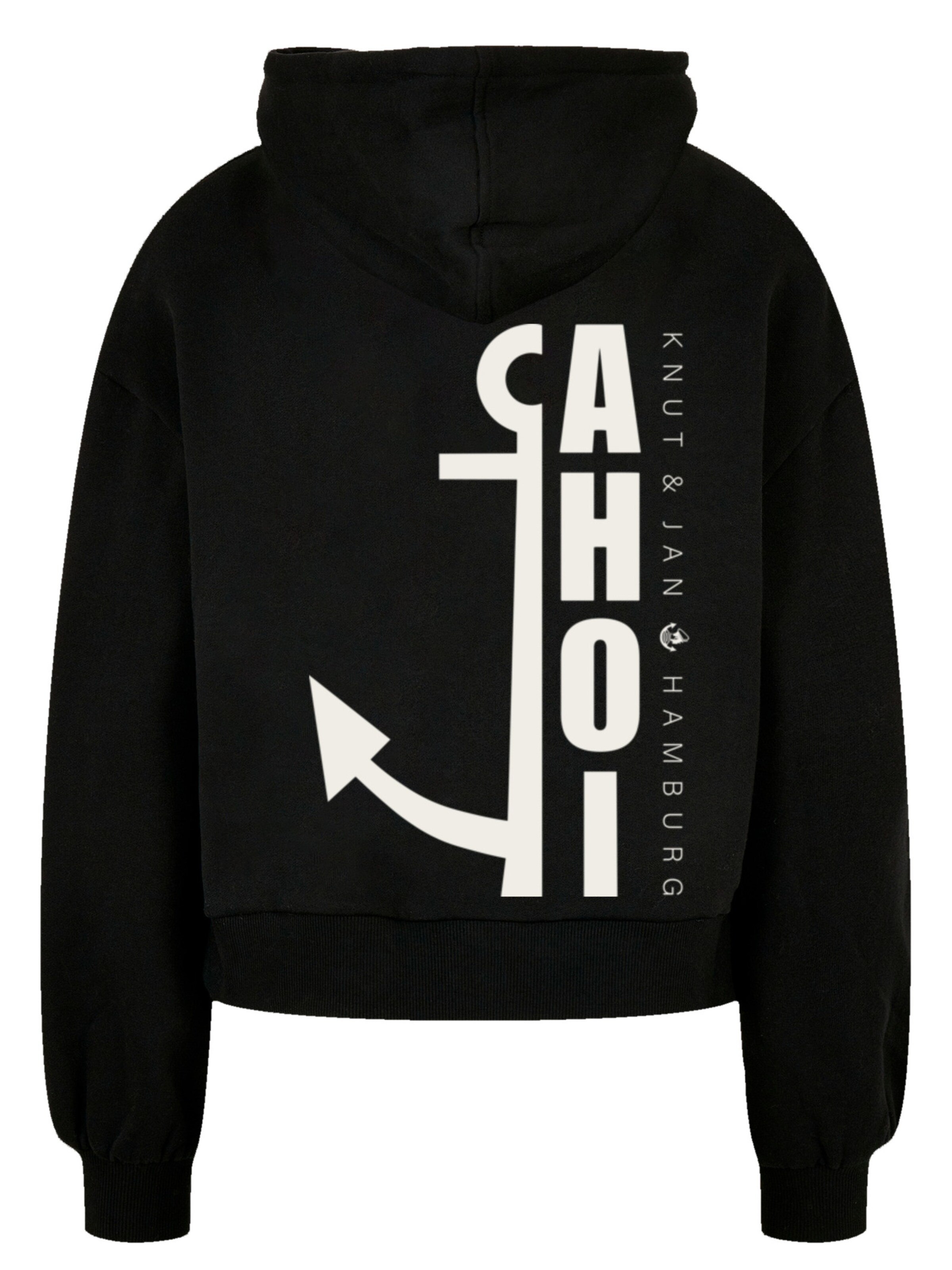 F4NT4STIC Sweatshirt in schwarz / weiß, Produktansicht