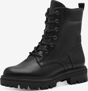Bottines à lacets Tamaris en noir : devant