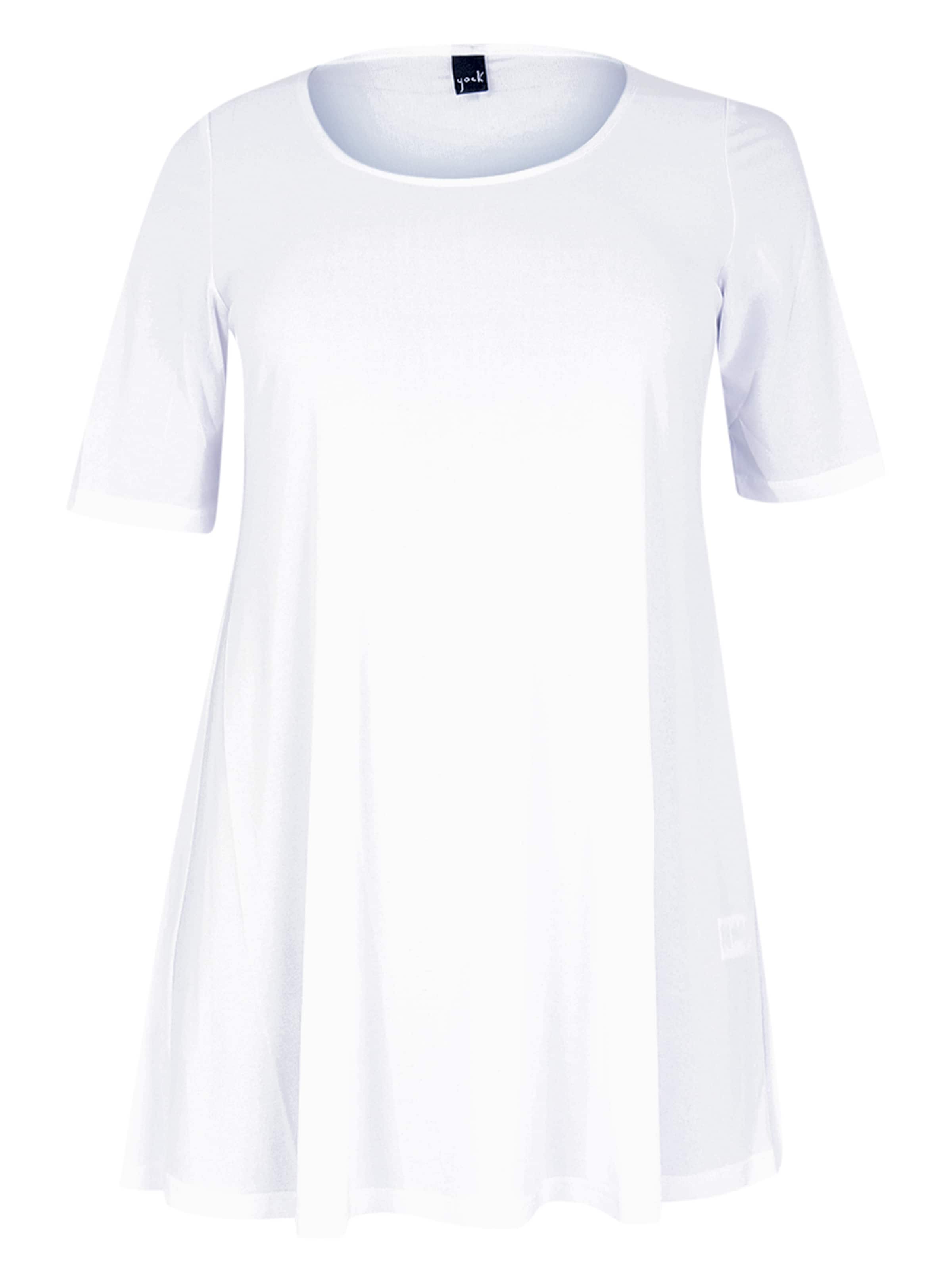 YOEK Shirt 'Tess' in Wit: voorkant