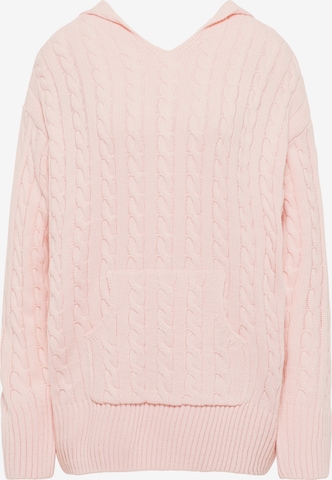 MYMO Oversized trui in Roze: voorkant