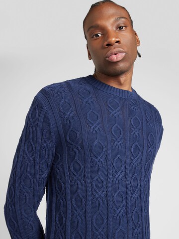 UNITED COLORS OF BENETTON Sweater in Blue