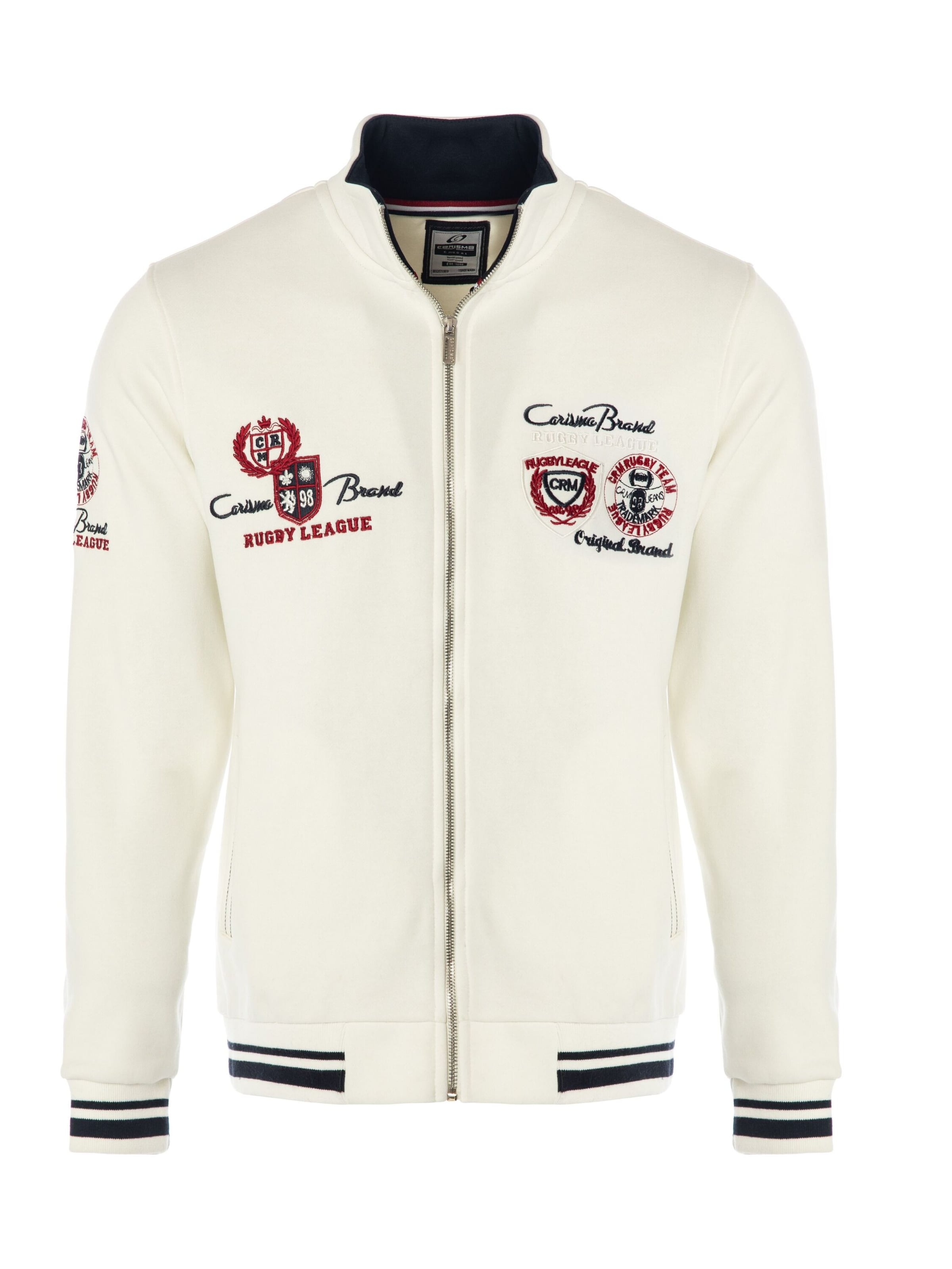 CARISMA Sweat jacket in White: front