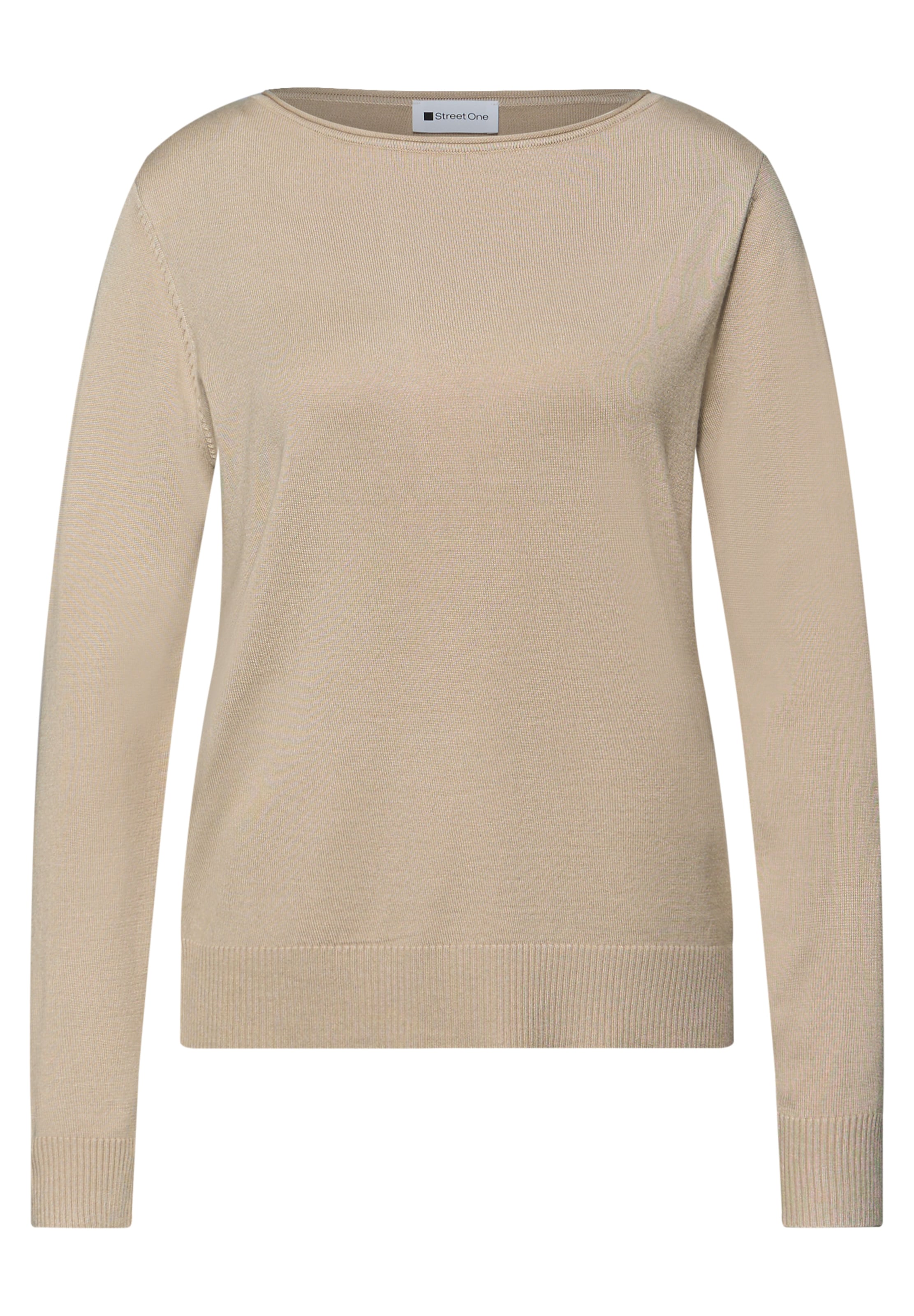 STREET ONE Sweater in Beige: front