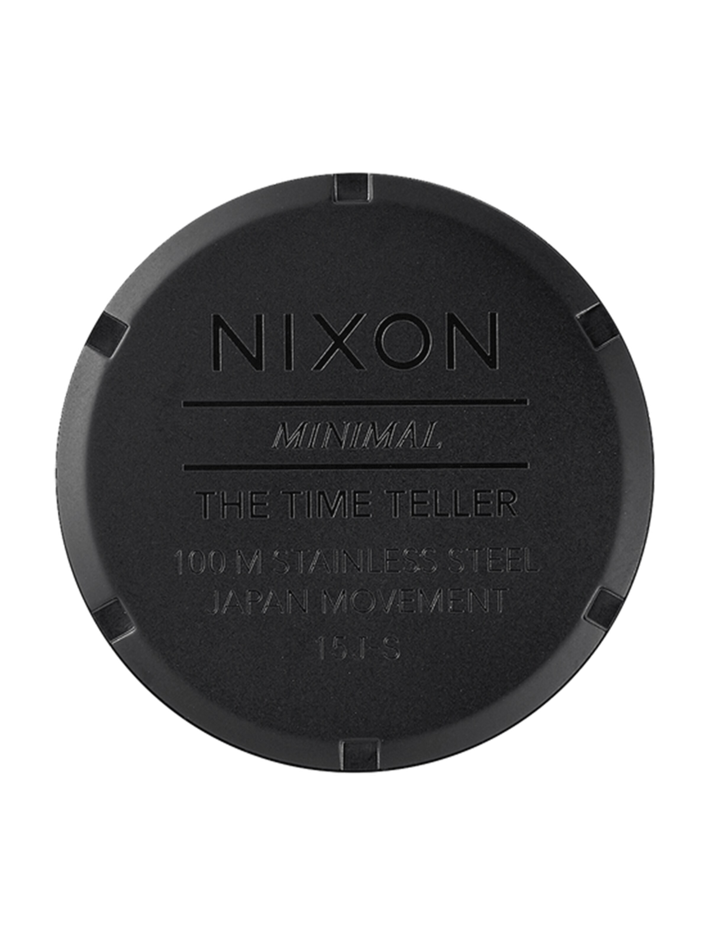 Ceas analogic 'Time Teller' de la Nixon pe negru