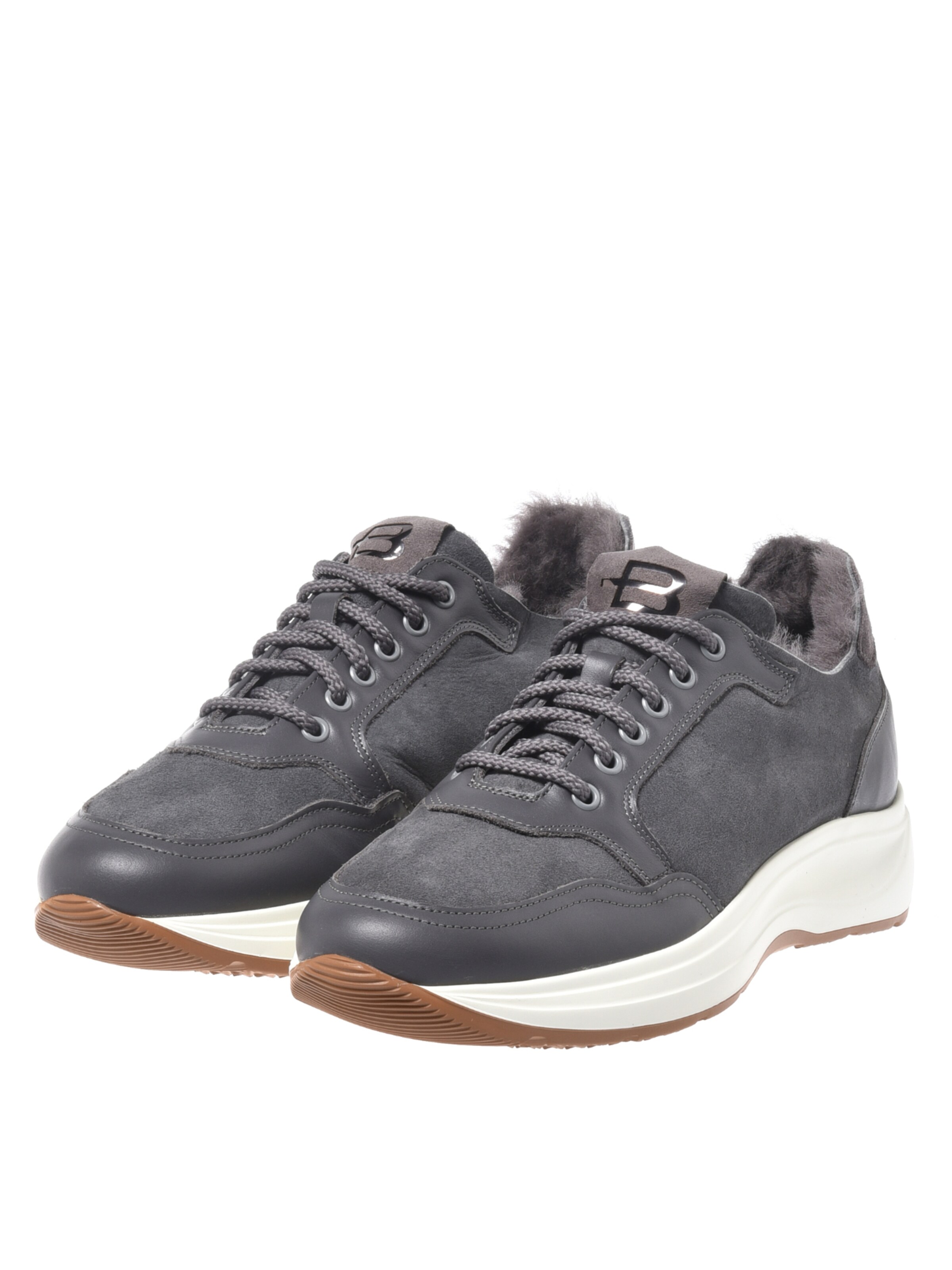 BALDININI Platform trainers in Grey