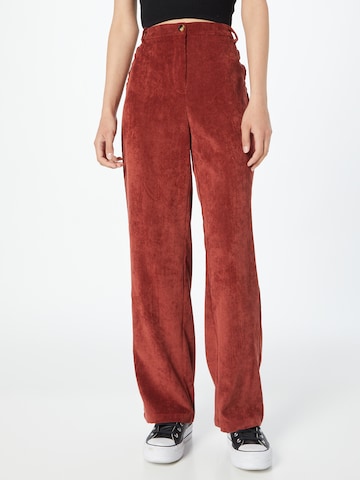 VILA Bootcut Broek 'VES' in Rood: voorkant