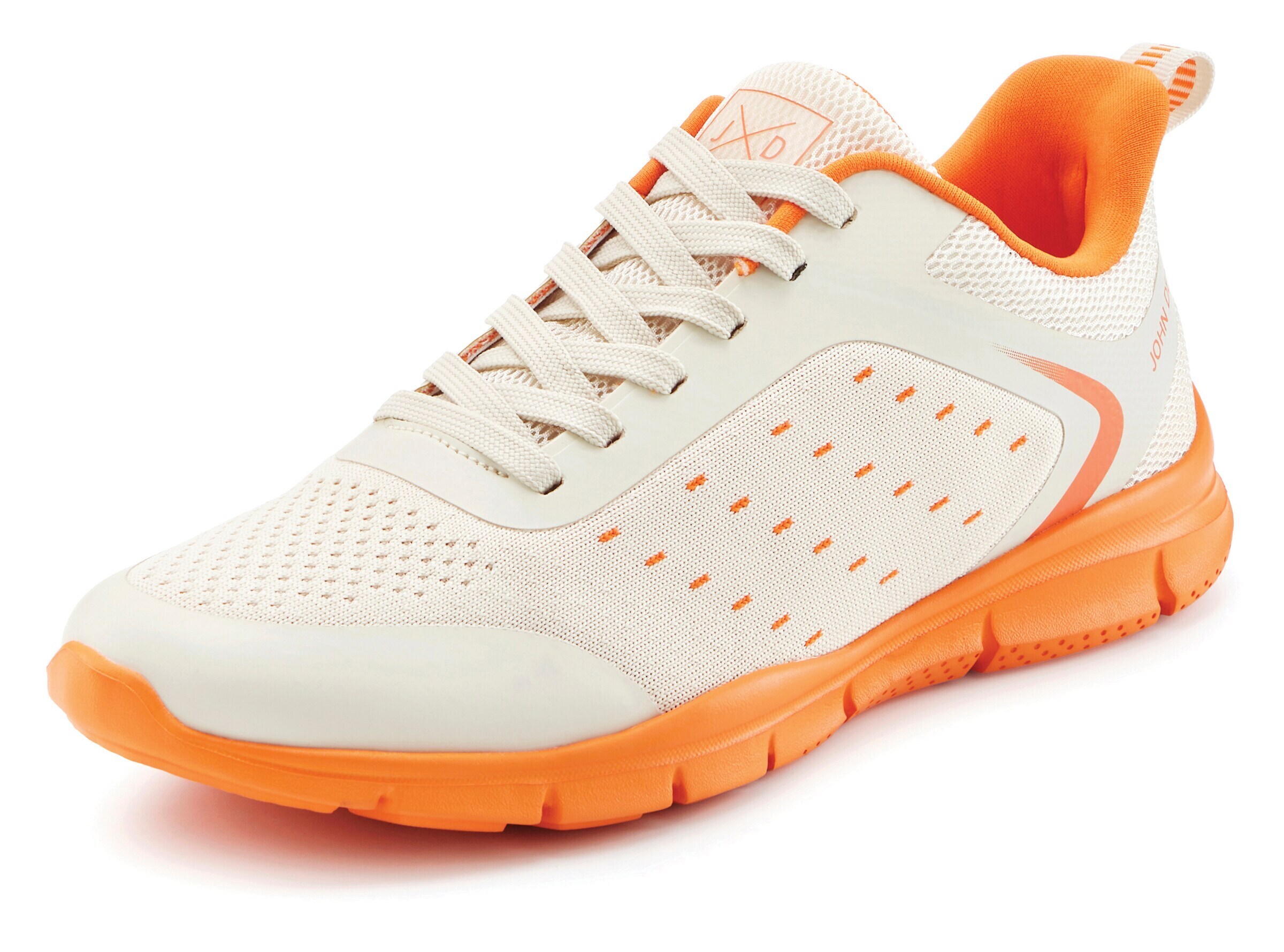 JOHN DEVIN Σνίκερ χαμηλό σε λευκό: μπροστά