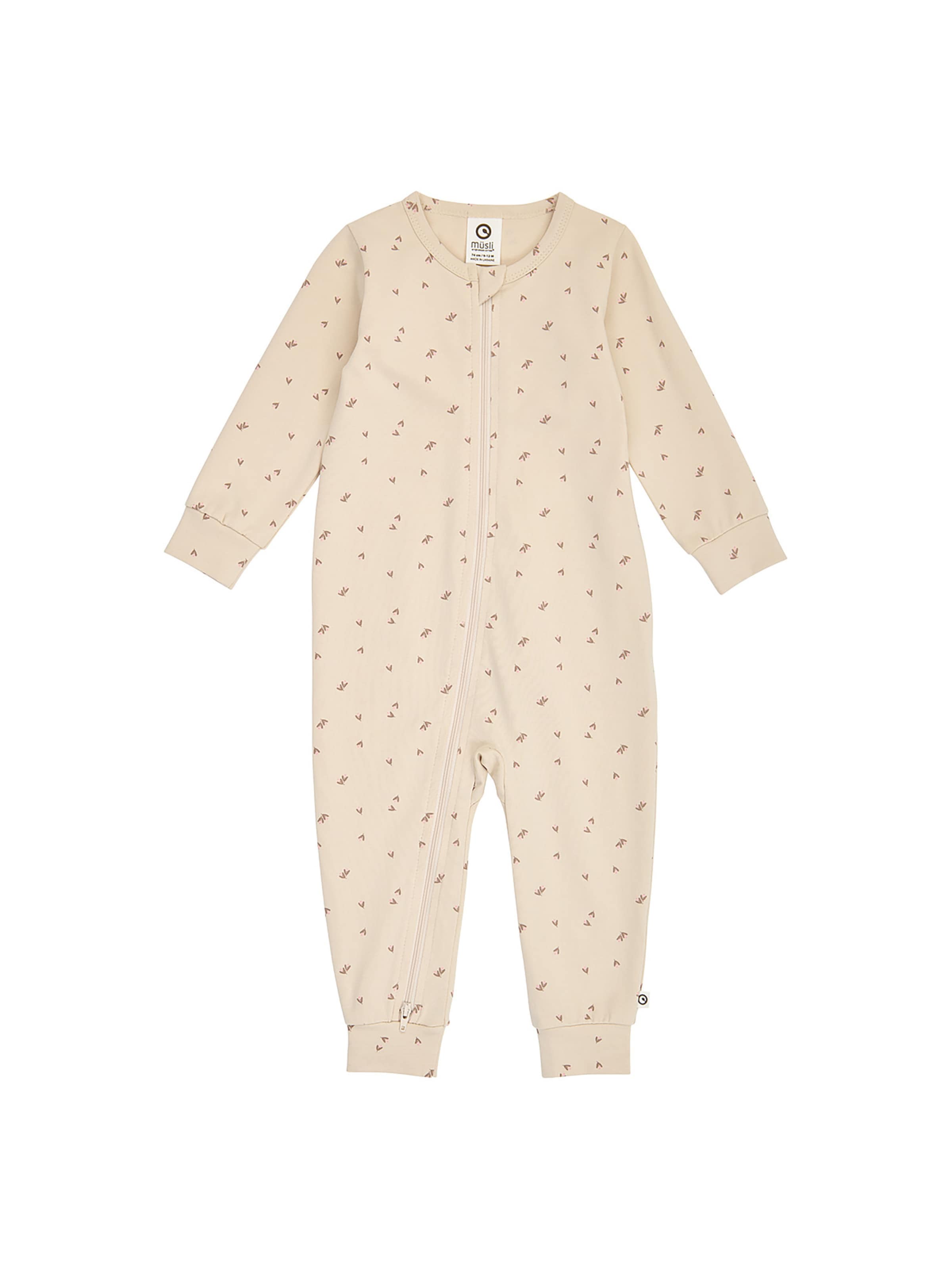 Müsli - Pijama entero/body en marrón: frente
