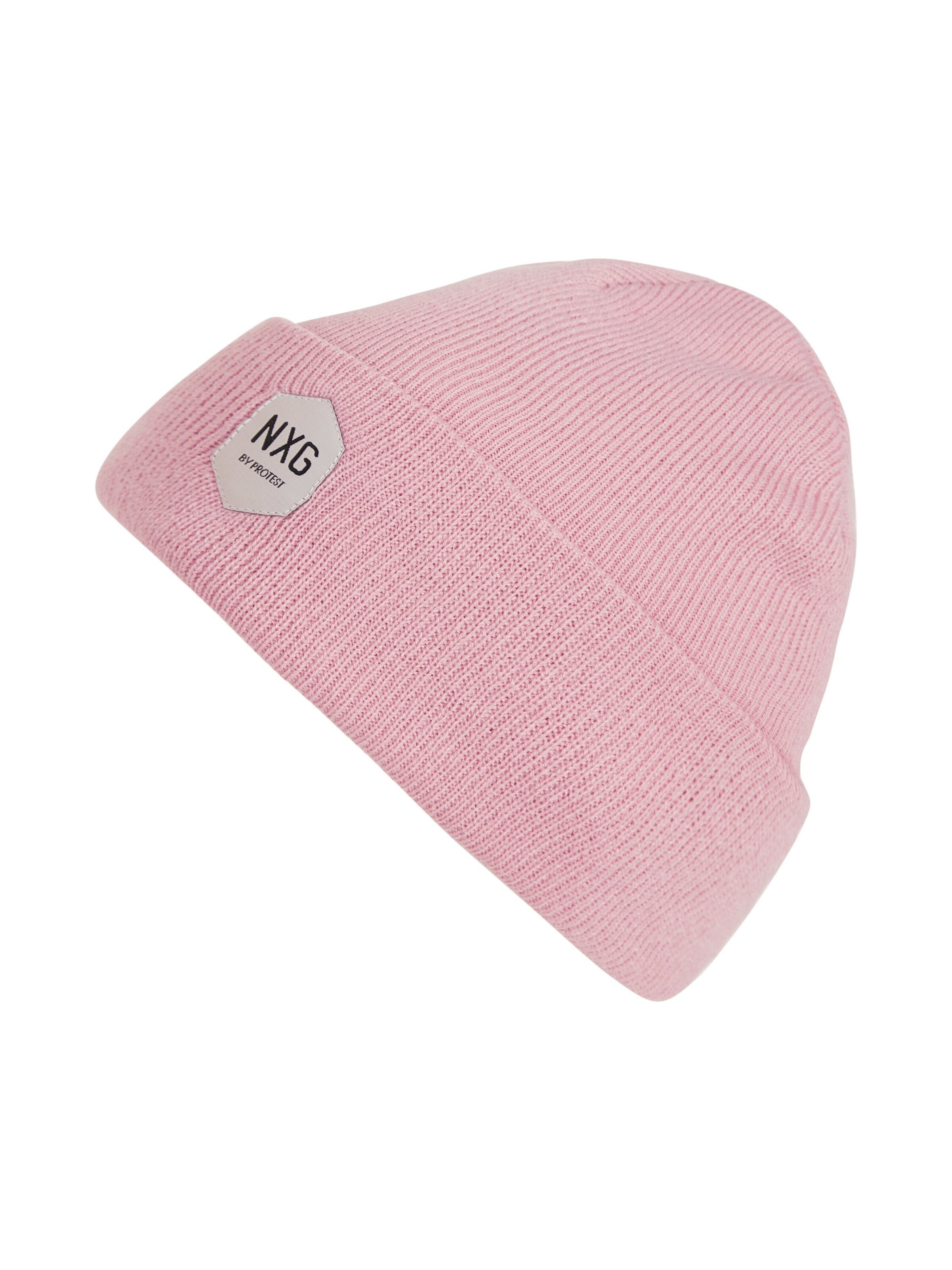 PROTEST Beanie 'NXG REBELLY' in Pink: front