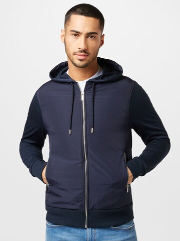 BURTON MENSWEAR LONDON Between-season jacket in Blue: front