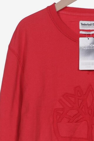 TIMBERLAND Sweatshirt & Zip-Up Hoodie in L in Red