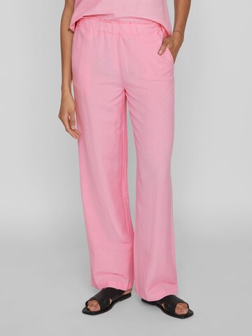 Regular Pantalon 'Prisilla' VILA en rose : devant