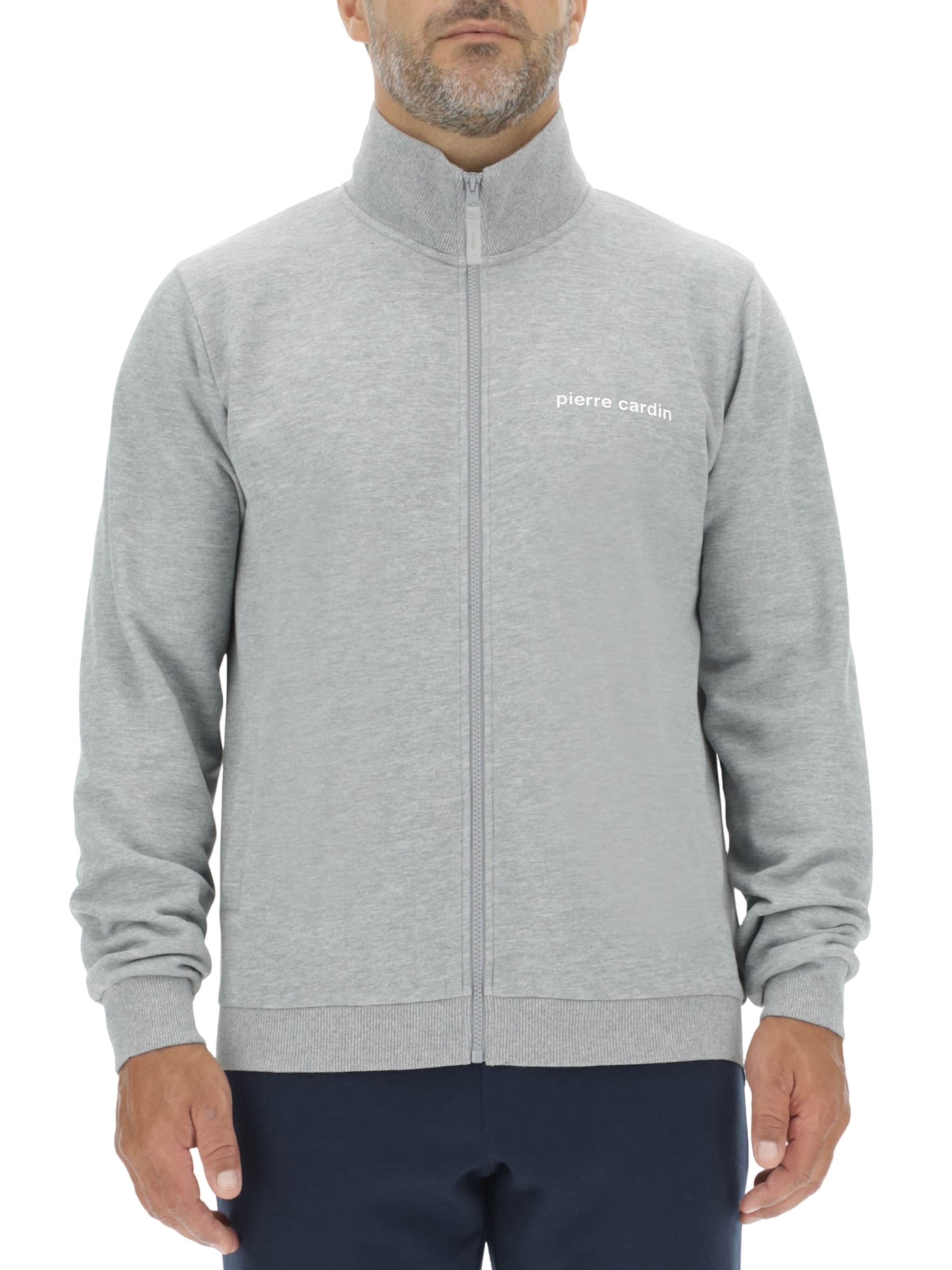 Veste de survêtement PIERRE CARDIN en gris : devant