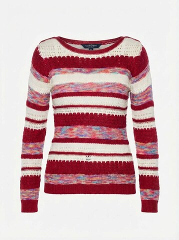 KOROSHI Sveter - Červená: predná strana