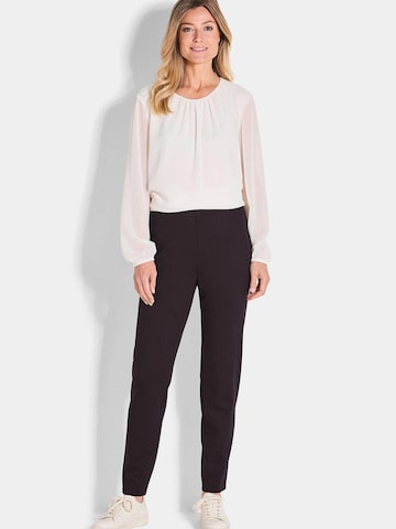 Goldner Slimfit Broek 'Bella' in Zwart