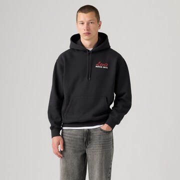 LEVI'S ® - Regular Fit Sweatshirt 'Relaxed Graphic Po' em preto