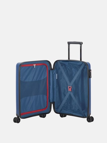 MODO by Roncato Wózek 'RONCATO TROLLEY CABINA 4R 55/20CM NOXA Valigie e Trolley' w kolorze niebieski