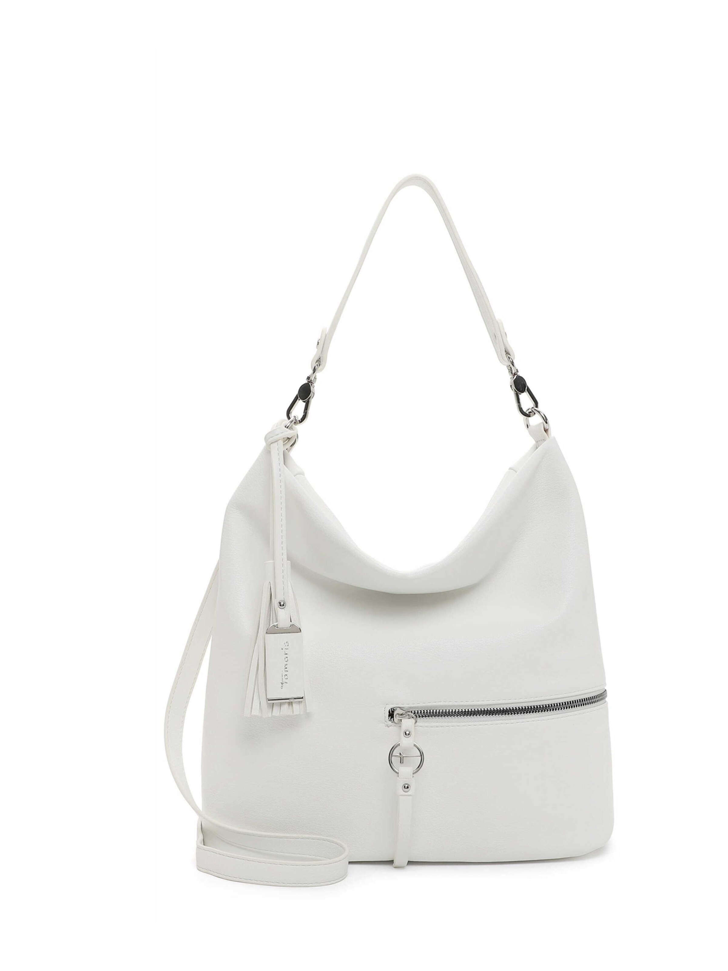 Borsa a spalla 'Nele' di Tamaris in bianco: frontale