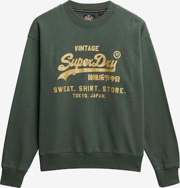 Superdry & Co Sweatshirt in Green: front