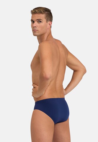 ARENA Athletic Swim Trunks 'GRAPHIC' in Blue