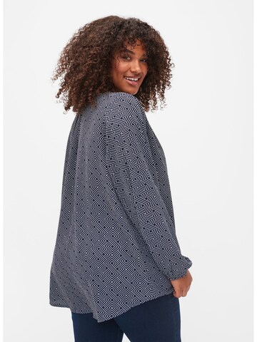 Zizzi Blouse 'CAANNI' in Blauw