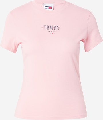 Tommy Jeans Curve Shirt 'Essential' in Pink: front