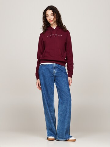 Tommy Jeans Mikina – červená