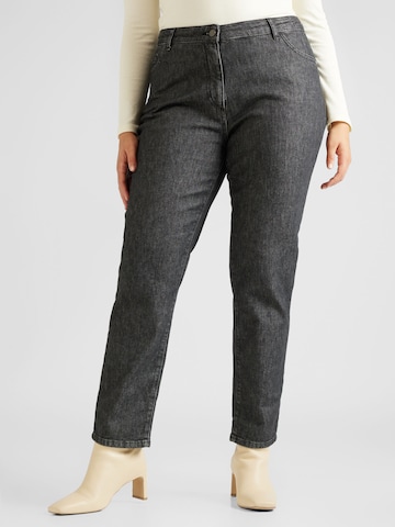 Persona by Marina Rinaldi Regular Jeans 'IDRASTE' i svart: forside