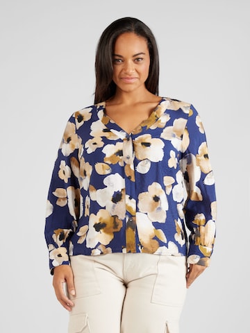 Vero Moda Curve Blouse 'JOSIE SOFIE' in Blue: front