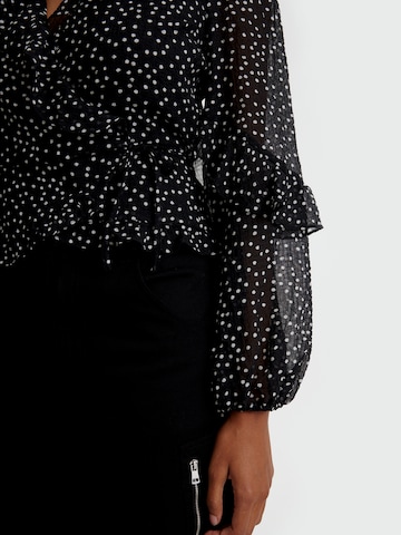 Camicia da donna 'Sumi' di EDITED in nero