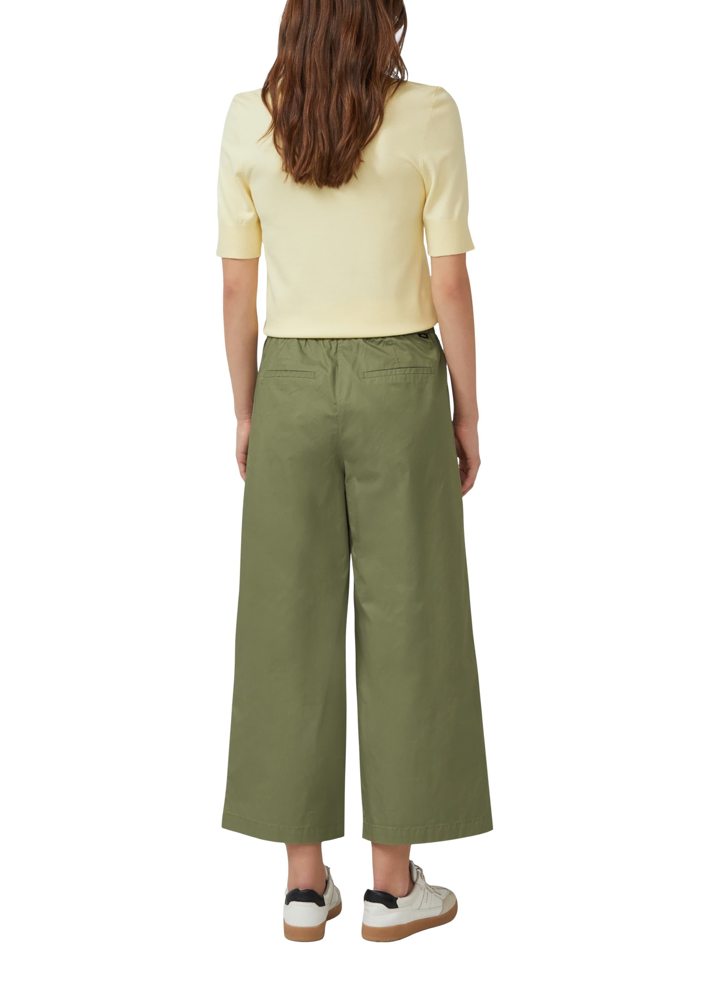 Wide Leg Pantalon s.Oliver en vert