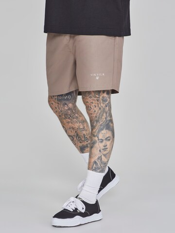Shorts de bain SikSilk en marron