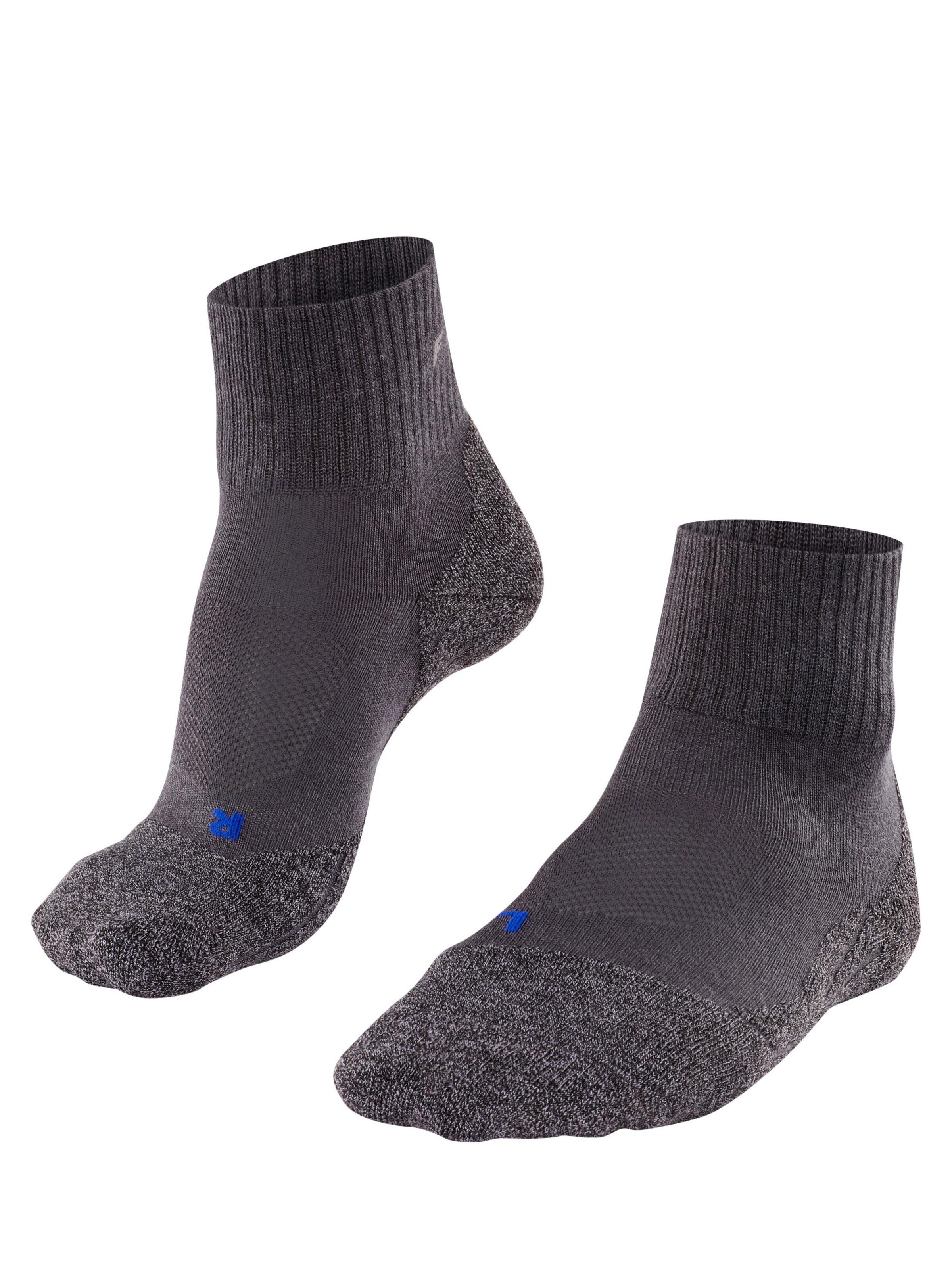 FALKE Athletic Socks 'TK2 Explore Cool Short' in Grey: front